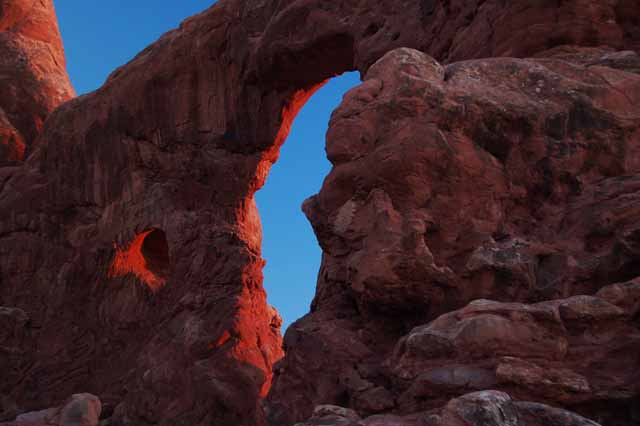 Turret Arch at sunset
